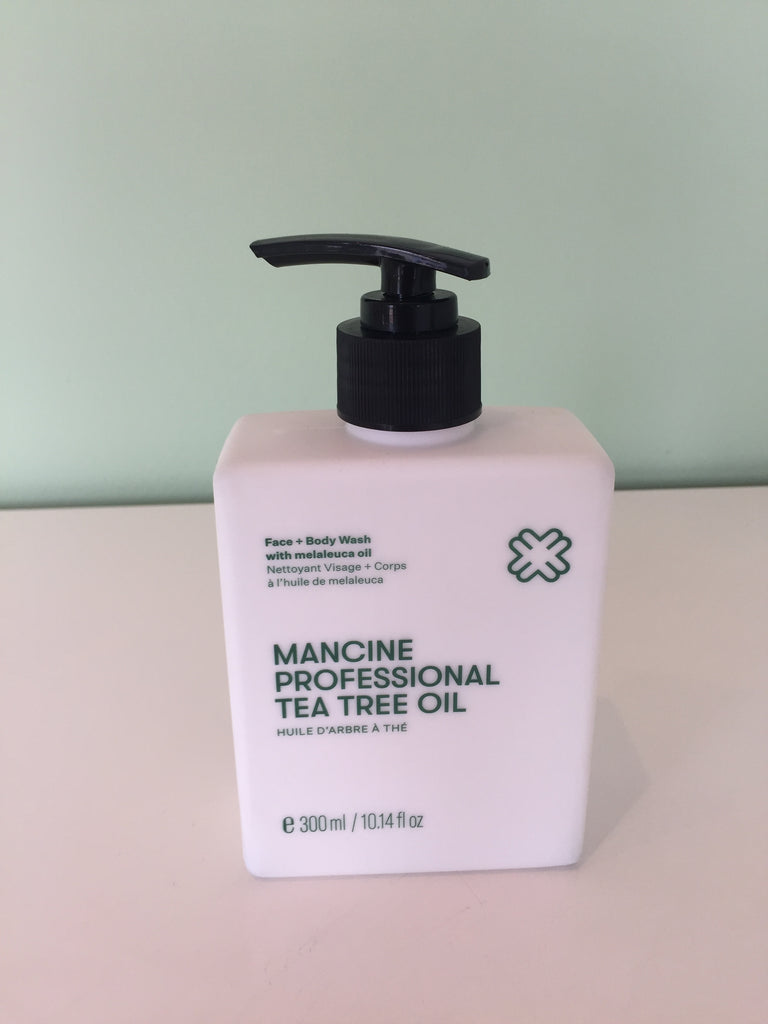 Mancine Professional Tea Tree Oil Face and Body Wash